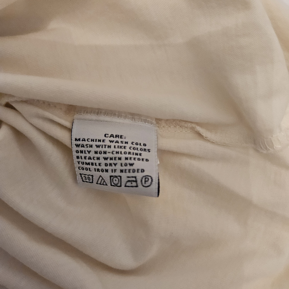 Ralph Lauren Cream V-Neck Polo Logo T-Shirt - Women's - Picture 4 of 6